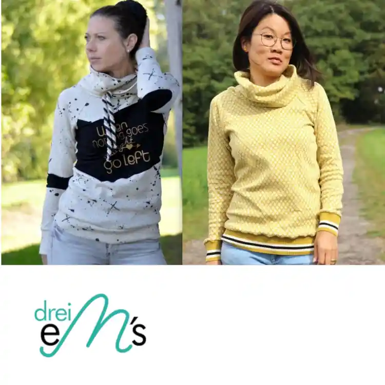 Aanvullend E-Book: drei eMs Hoodie/hoodie jurk Julieta, Duits Exclusieve Aanbieding