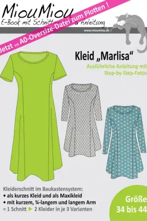 Aanbieding E-Book Miou Miou Jurk Marlisa, Duits