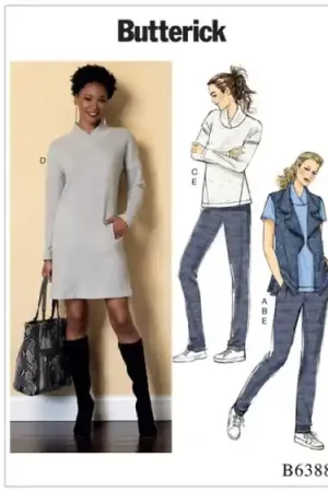 Aanbieding Naaipatroo nButterick 6388 damescombi, maat 32-40, Dui/En/Fr