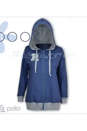 Weekendaanbieding E-Book Lillesol & Pelle Hoodie jas Dames, Duits