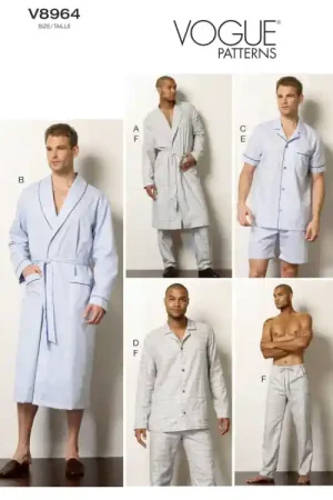 Aanbieding Pattern Vogue 8964 mannen Gecombineerd, Dui/En/Fr