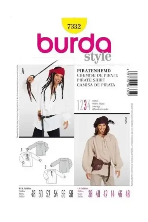 Weekendaanbieding Pirate Shirt, Dui/En/Fr