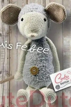 Haakpatroon muis Febee (download) Exclusieve Aanbieding