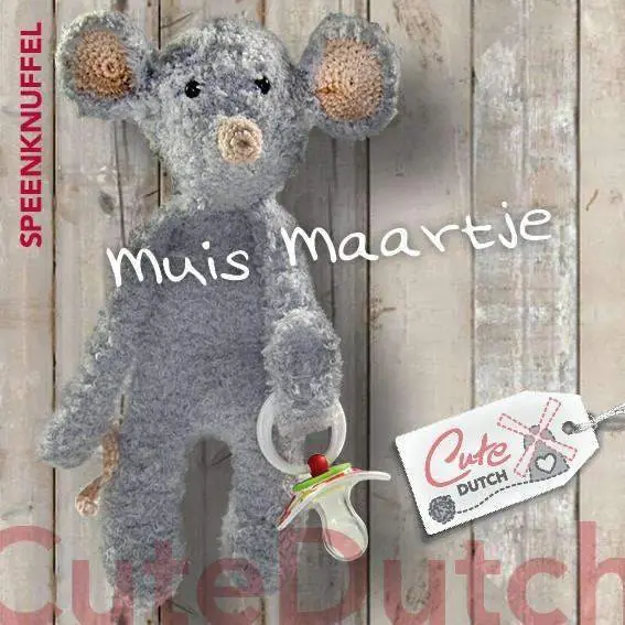 Haakpatroon Speenknuffel muis Maartje (download) Goedkoop
