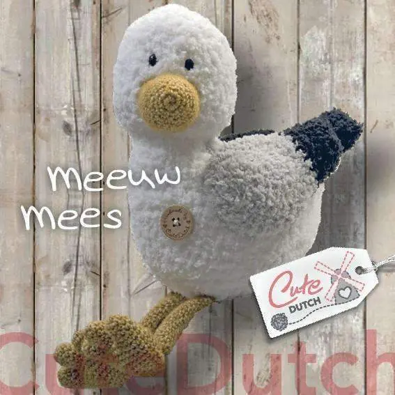 Uitverkoop Haakpatroon Meeuw Mees (download)