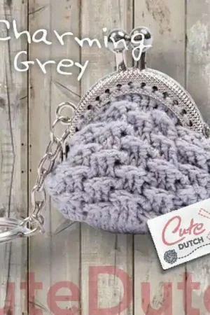 Koop Vandaag Haakpatroon portemonnee Charming Grey (download)