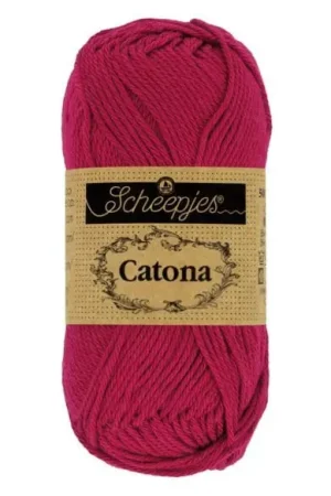 Scheepjes Catona 192 Scarlet (50 gram) Rechtstreeks Van De Fabrikant