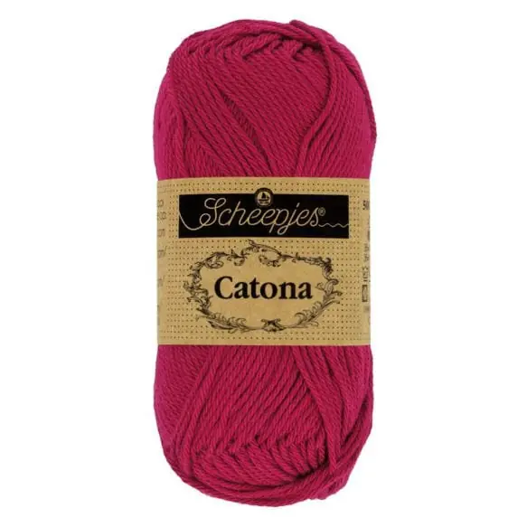 Scheepjes Catona 192 Scarlet (50 gram) Rechtstreeks Van De Fabrikant