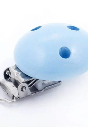 Direct Verzonden Speenclip lichtblauw 40 mm