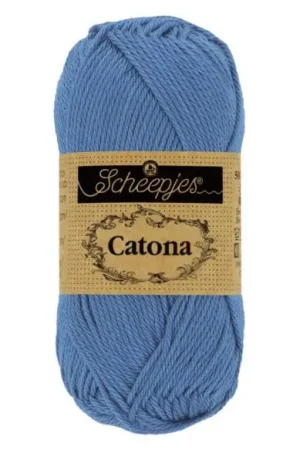 Op = Op Scheepjes Catona 261 Capri Blue (25 gram)