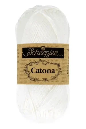 Scheepjes Catona 106 Snow White (10 gram) Beperkte Voorraad