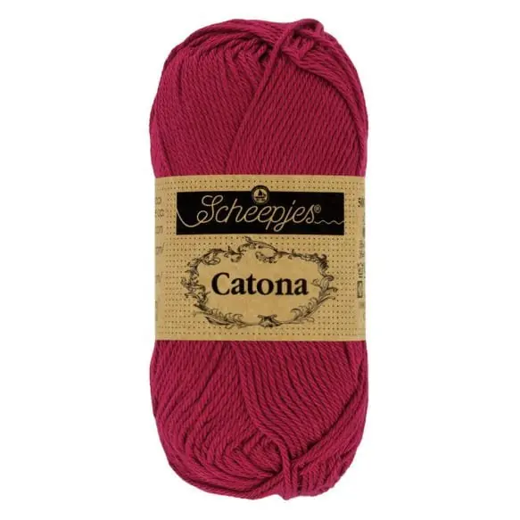 Scheepjes Catona 517 Ruby (10 gram) Merkproduct
