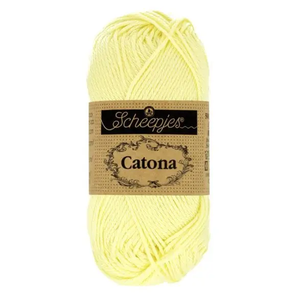 Scheepjes Catona 100 Lemon Chiffon (10 gram) Meest Verkocht