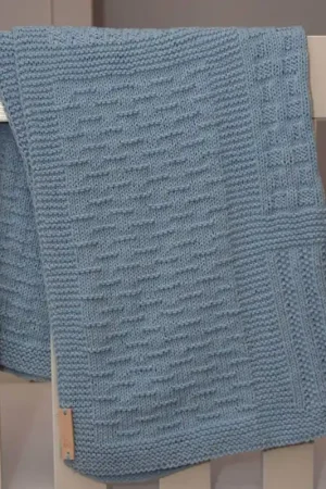 Meest Verkocht Breipatroon babydekentje - Stoer