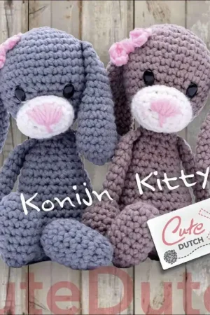 Haakpatroon konijn Kitty (download) Meest Verkocht