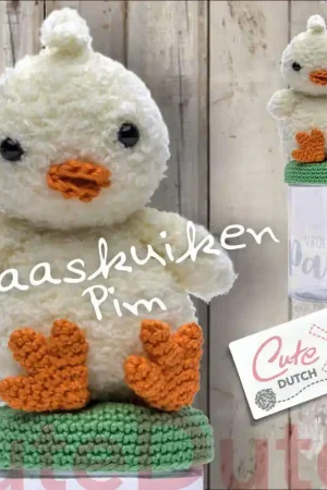 Haakpatroon paaskuiken Pim (download) Direct Verzonden