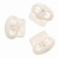 Actieprijs Koordstopper tweegaats Wit