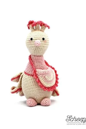 Betrouwbaar Garenpakket: Geefbeestje Trots op jou pauw - Roze