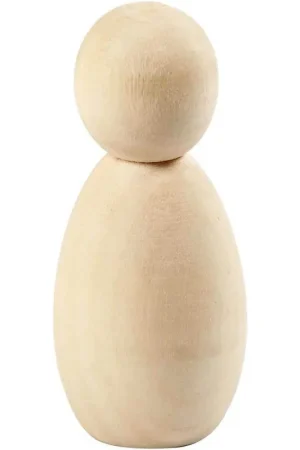 Beperkt Aanbod Houten pop/lijf (per stuk) 8 cm