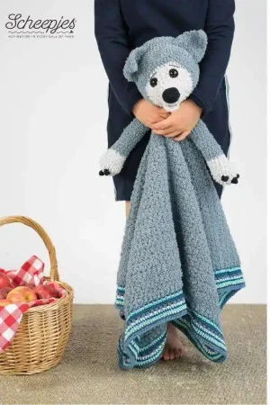 Direct Verzonden Garenpakket: knuffeldeken Boze Wolf