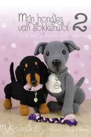Mijn hondjes van sokkenwol 2 Aanbieding