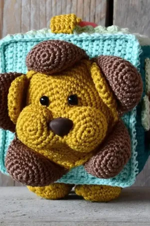 Koop Vandaag Garenpakket: Speelkubus Leeuw