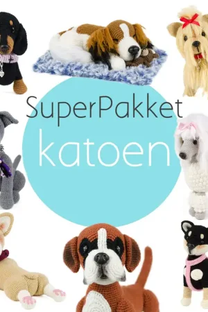 Superpakket: Mijn hondjes van sokkenwol 2 - Katoen Voordeelprijs