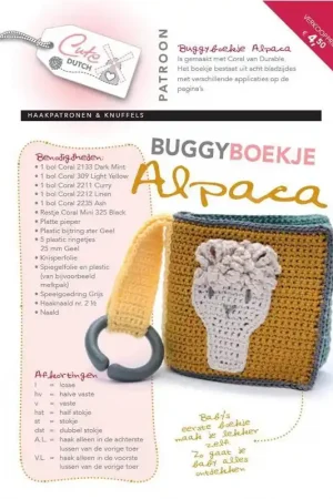 Veilige Betaling CuteDutch - Patroonboekje Buggyboekje Alpaca