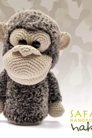 Garenpakket: Safari handpop aap Arno Tijdelijk Beschikbaar