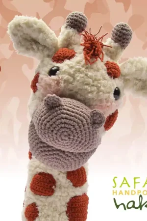 Koop Vandaag Garenpakket: Safari handpop giraffe Gabi