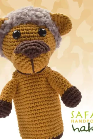 Gratis Retour Garenpakket: Safari handpop leeuw Lenn