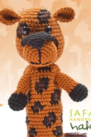 Betaalbaar Garenpakket: Safari handpop luipaard Ludo