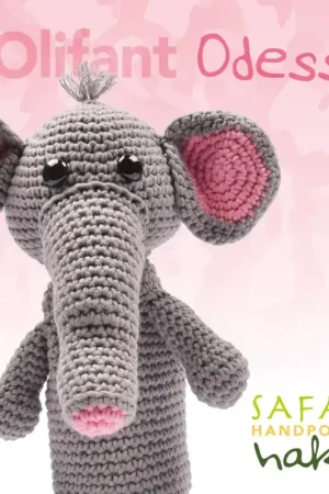 Goedkoop Garenpakket: Safari handpop olifant Odessa