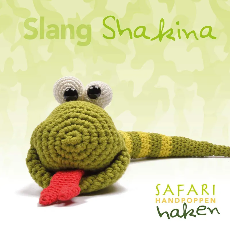 Merkproduct Garenpakket: Safari handpop slang Shakina