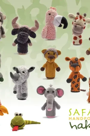 Koop Vandaag Superpakket: Safari handpoppen haken