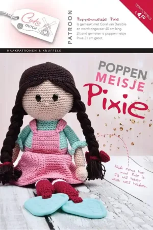 CuteDutch - Patroonboekje Poppenmeisje Pixie Merkproduct