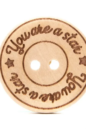 Durable Knopen You are a star 25mm (3 stuks) Fabrieksprijs