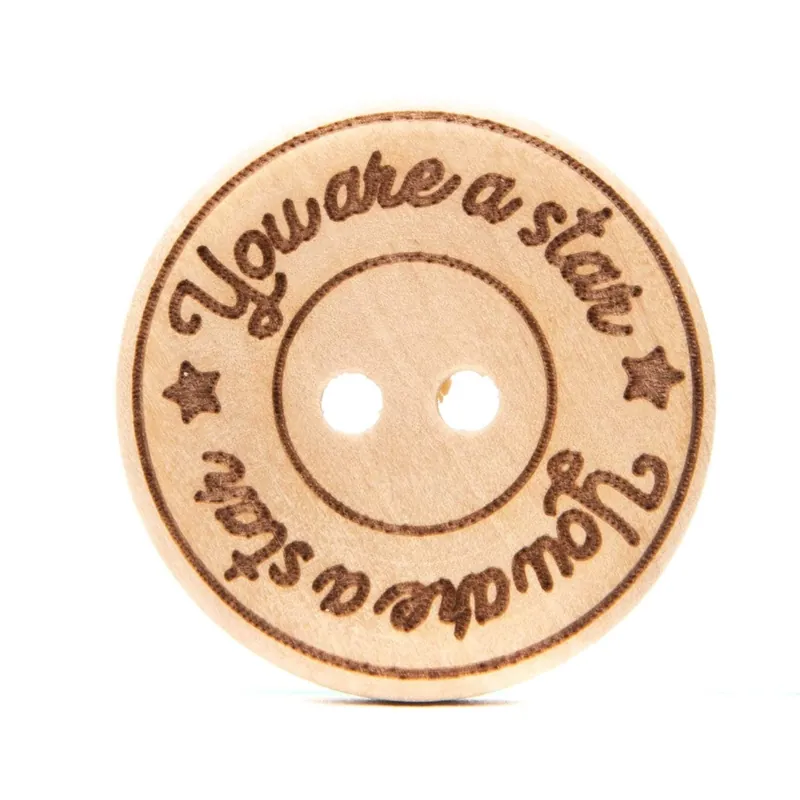 Durable Knopen You are a star 25mm (3 stuks) Fabrieksprijs