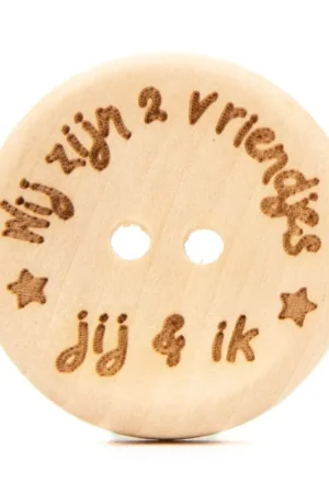 Op = Op Durable Knopen Wij zijn 2 vriendjes 25mm (3 stuks)