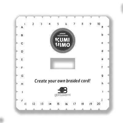 Kumihimo Disc Vierkant 14cm Aanbieding