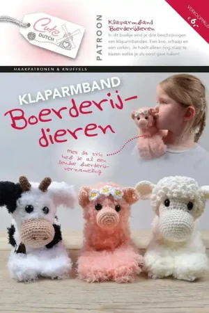 Beperkt Aanbod CuteDutch - Patroonboekje Klaparmband Boerderijdieren