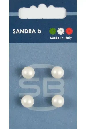 Exclusieve Aanbieding Sandra B knopen C004 maat 14 - 9 mm Parel