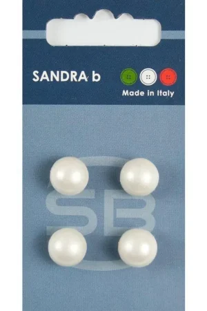 Sandra B knopen C005 maat 18 - 11 mm Parel Bestseller