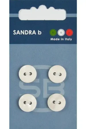 Betaalbaar Sandra B knopen C009 maat 20 - 13 mm Hoogglans