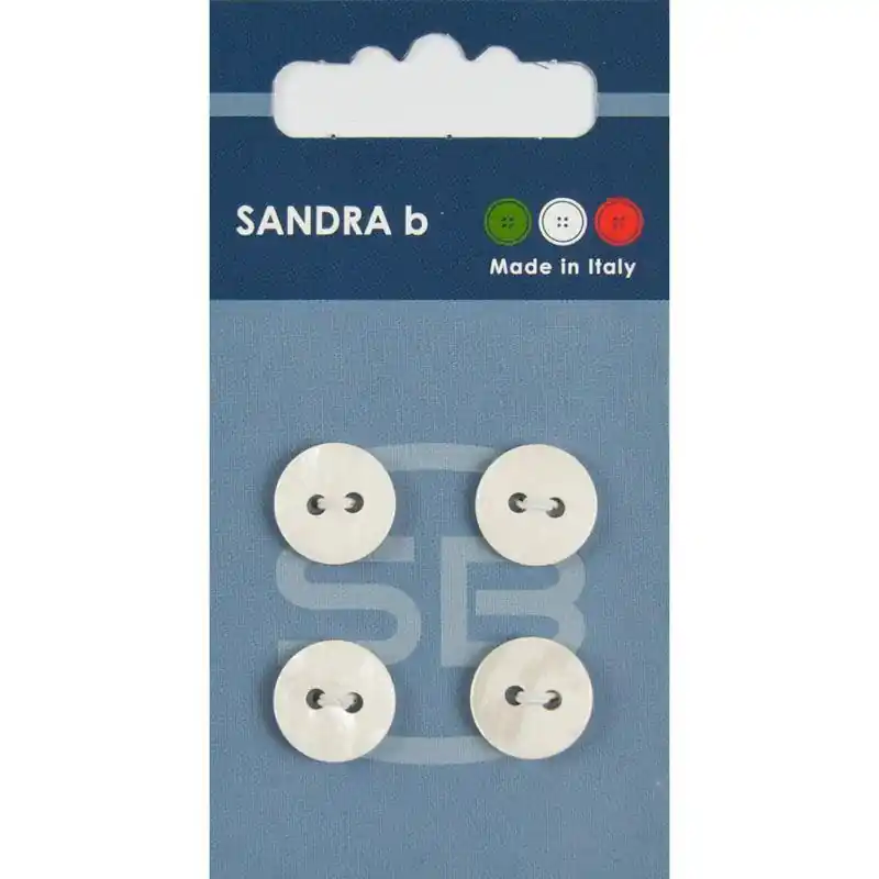 Betaalbaar Sandra B knopen C009 maat 20 - 13 mm Hoogglans