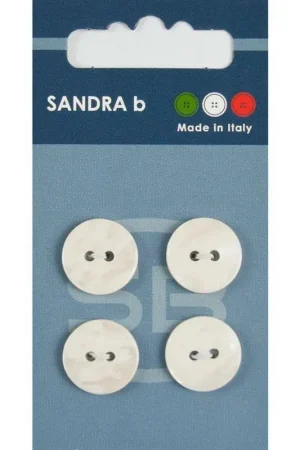 Gecertificeerd Sandra B knopen C010 maat 20 - 15 mm Hoogglans