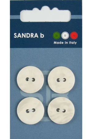 Actieprijs Sandra B knopen C011 maat 24 - 18 mm Hoogglans