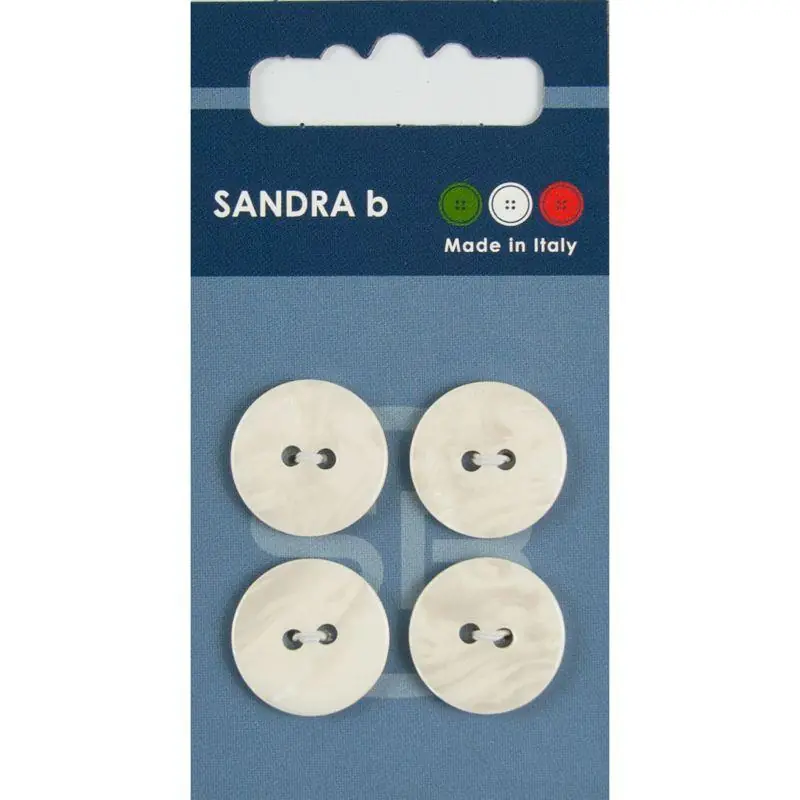Actieprijs Sandra B knopen C011 maat 24 - 18 mm Hoogglans