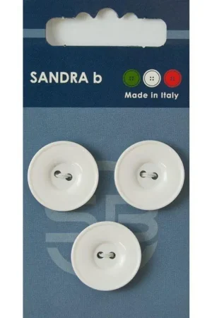 Nieuw Sandra B knopen C020 maat 32 - 20 mm Wit
