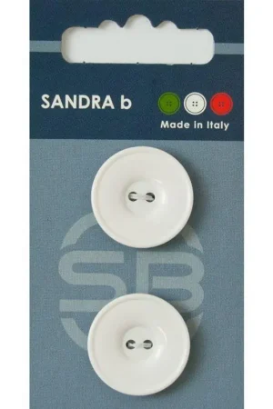 Bestel Nu Sandra B knopen C021 maat 36 - 23 mm Wit